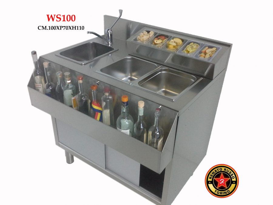 cocktail station armadiata cm.100