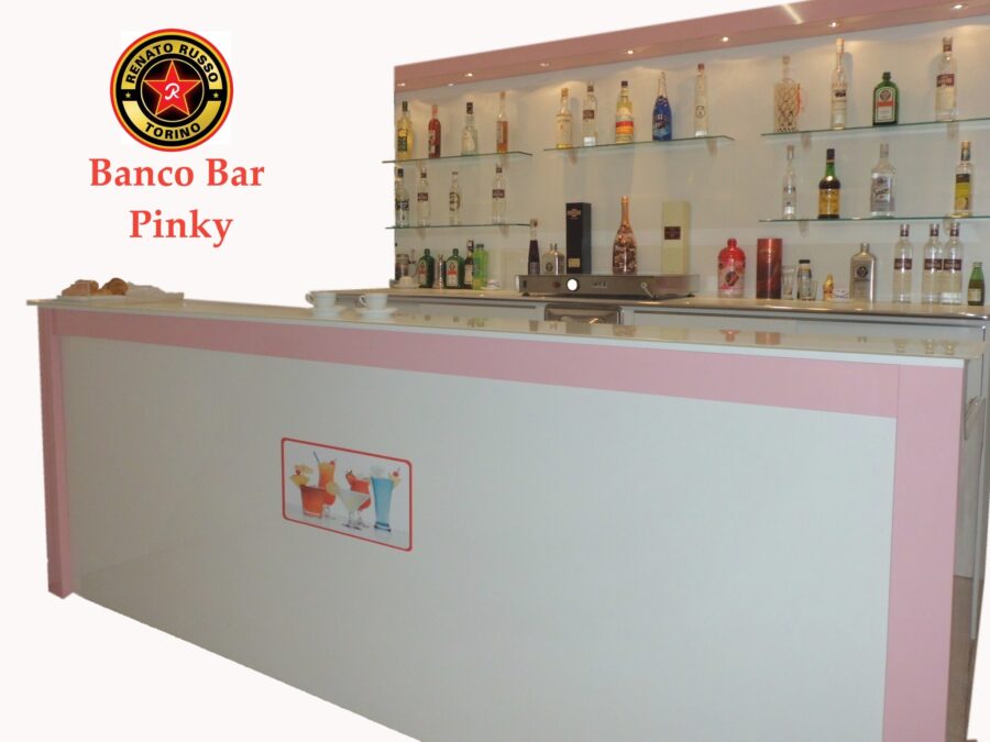 Banco bar rosa