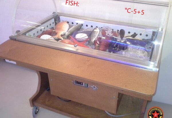 Espositore refrigerato per pesce