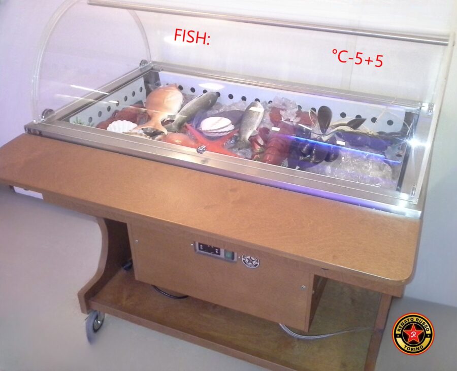 Espositore refrigerato per pesce