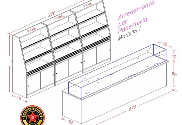 Arredamento panetteria in pronta consegna