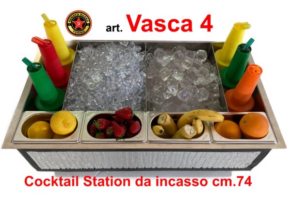 Vasche per Cocktail Station da Incasso Coibentate