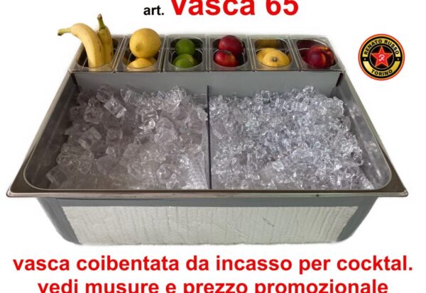 vasca per cocktail, pesce fresco