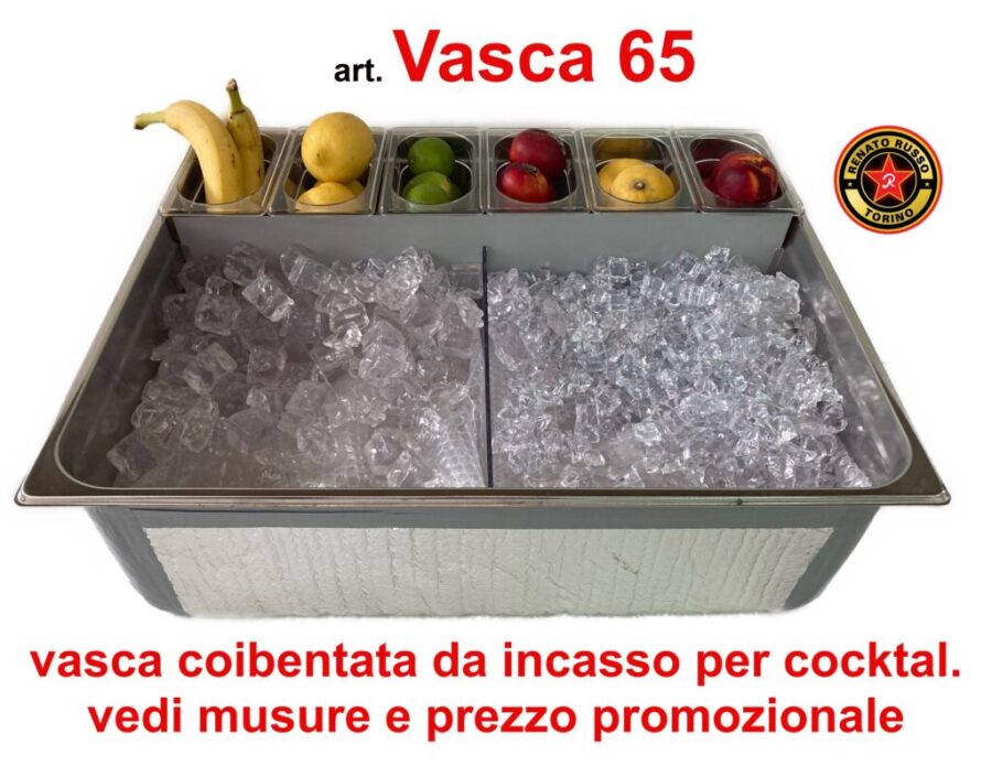 vasca per cocktail, pesce fresco