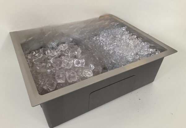 Vasca per cocktail da incasso inox